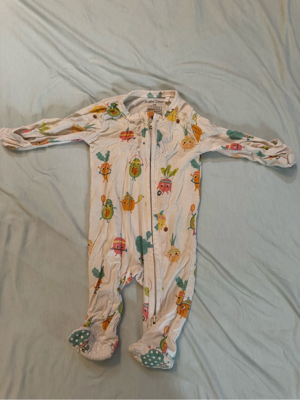 Angel Dear Vegetable Character Footed One-Piece Sleeper